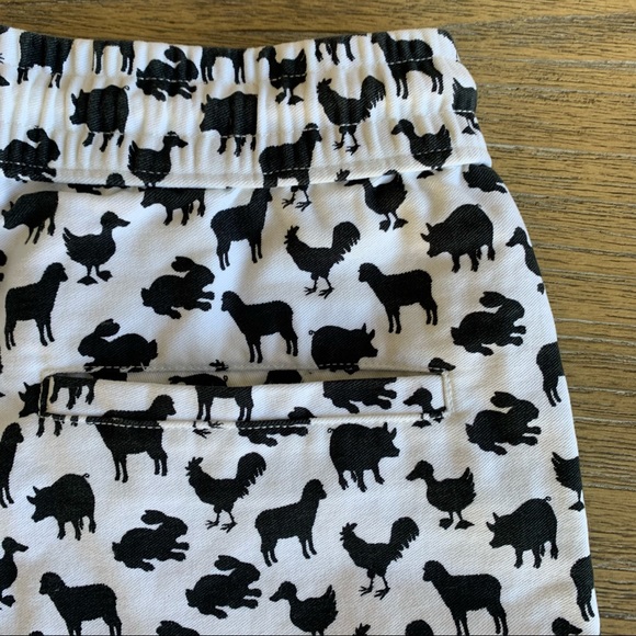 Men’s Zip Code Farm Animal Print Cotton Shorts - Picture 6 of 6